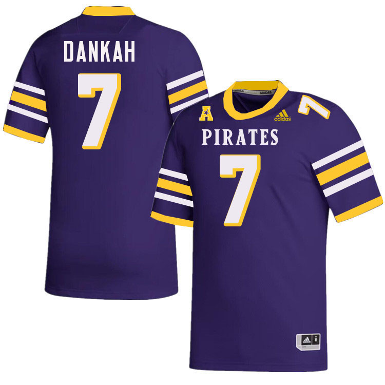 East Carolina Pirates #7 Samuel Dankah College Football Jerseys,Uniforms-Alternate Purple